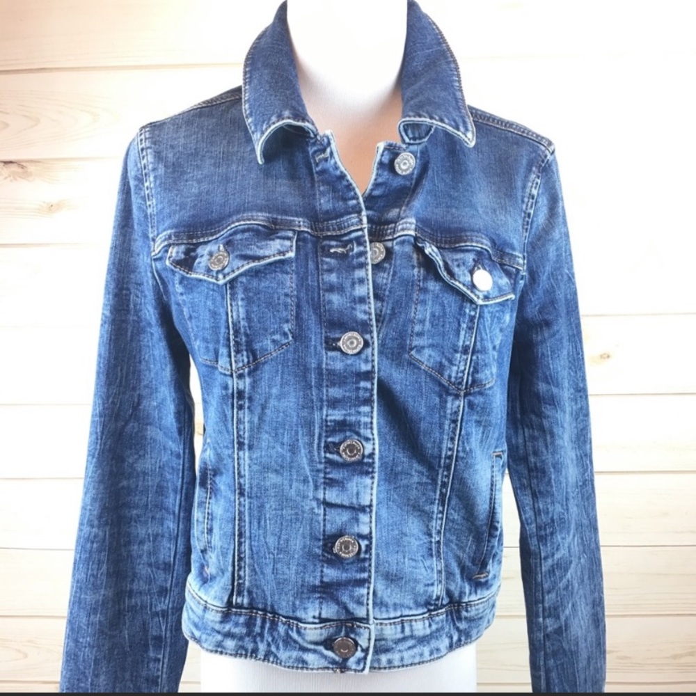 White House Black Market Jean Jacket